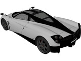 Pagani Huayra (2012) 3D Model