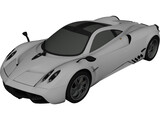 Pagani Huayra 3D Model preview