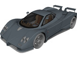 Pagani Zonda 3D Model preview