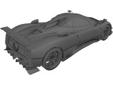Pagani Zonda Cinque 3D Model