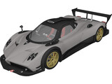 Pagani Zonda R (2009) 3D Model preview