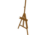 Painter Eisel Tripod 3D Model preview