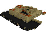 Palace Buckingham 3D Model preview
