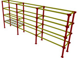 Pallet Rack Heavy Duty 3D Model preview
