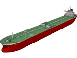 Panamax Oil Tanker 3D Model preview