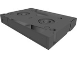Panasonic MiniDV Cassette 3D Model preview