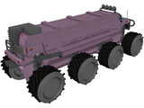 Panther Hummer Limousine 3D Model