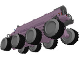 Panther Hummer Limousine 3D Model