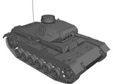 Panzer III 3D Model preview