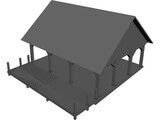 Park Pavillion 3D Model preview