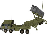 Patriot Missile 3D Model preview