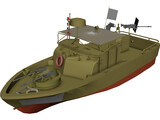 Patrol Boat 3D Model preview