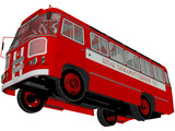 PAZ 672 Soviet Fire Department 3D Model