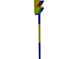 Pedestrian Street Light 3D Model