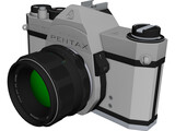 Pentax Spotmatic Camera 3D Model preview