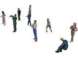 People Collection 3D Model preview