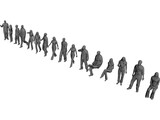 People Collection 3D Model preview