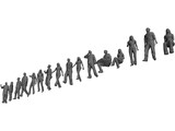 People Collection 3D Model