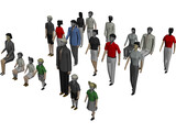 People Collection 3D Model preview