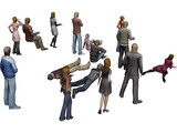 People Collection 3D Model preview