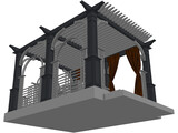 Pergola 3D Model
