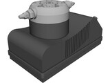 Peristaltic Valve 3D Model preview