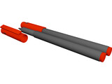 Permanent Marker 3D Model preview