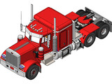 Peterbilt 353 Western Live 3D Model