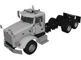 Peterbilt 357 DayCab Chassis Truck (2006) 3D Model preview