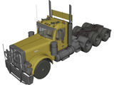 Peterbilt 379 4 axle 3D Model preview