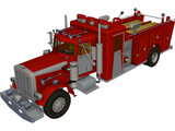 Peterbilt Firefight 3D Model preview