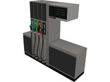Petrol Pump 3D Model preview