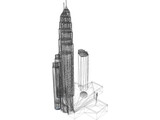 Petronas Twin Tower 3D Model