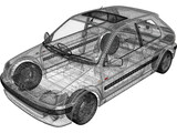 Peugeot 106 GTI (1997) 3D Model