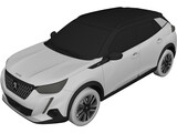 Peugeot 2008 GT-Line (2020) 3D Model preview