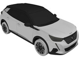 Peugeot 2008 GT-Line (2020) 3D Model