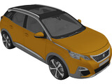 Peugeot 3008 (2018) 3D Model
