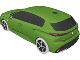 Peugeot 308 (2022) 3D Model