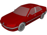 Peugeot 406 3D Model preview