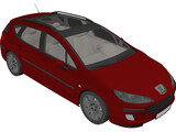Peugeot 407sw 3D Model