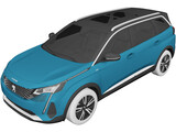 Peugeot 5008 (2021) 3D Model preview