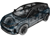 Peugeot 5008 (2021) 3D Model