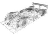 Peugeot 908 Le Mans 3D Model