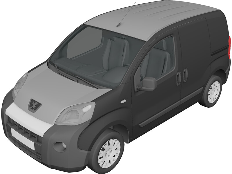 Peugeot Bipper (2010) 3D Model