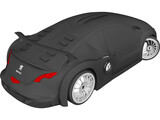 Peugeot Spectral Concept 3D Model preview