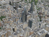 Philadelphia City, USA (2020) 3D Model preview