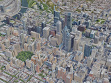 Philadelphia City, USA (2023) 3D Model preview