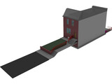 Philadelphia Row Home 3D Model preview
