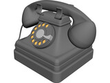 Phone Antique 3D Model preview