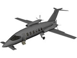 Piaggio P180 Avanti 3D Model preview